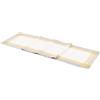 Deco Mex HZ7854201250RUN - Passatoia Halley, 45 x 250 cm, colore: Bianco/Giallo/Grigio
