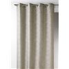 HomeMaison Tende Jacquard, con Occhielli Rotondi, Colore, 140 x 260 cm, Lino/Argento, 140 X 260