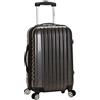 Rockland Melbourne Hardside Espandibile Spinner Wheel Bagagli, Carbonio, Carry-On 20-Inch, Melbourne Hardside Espandibile Spinner Wheel Bagagli