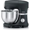 SEVERIN KM 3898 SEVERIN Impastatrice per dolci, pane e pizza, Robot da Cucina da 1000 W Fino a 3 kg di Impasto, Robot da Cucina Multifunzione con Gancio per Impasto, Frusta e Sbattitore