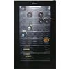 Candy CWC150EM/NF Candy Cantinetta Vino Refrigerata, 41 Bottiglie, Luci a LED e Trattamento Anti UV, Ripiani in Acciaio Inox, Porta Reversibile, 39 dBa, Libera Installazione, 49x55x84.5 cm, Nero