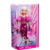 MATTEL JFP40 BARBIE FASHIONISTA DELUXE METALLIC BIONDA CON VESTITO ROSA