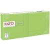 FATO Tovagliolo - carta - 24 x 24 cm - 2 veli - verde mela - Fato - conf. 100 pezzi (unità vendita 1 pz.)