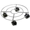 Verdemax Trolley portavaso in acciaio - Ø 30 cm - Verdemax (unità vendita 1 pz.)