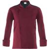 Giblor's Giacca cuoco Raul - da uomo - manica lunga - taglia M - bordeaux - Giblor's (unità vendita 1 pz.)