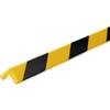 DURABLE Profilo paracolpi angolare C20 - giallo-nero - Durable (unità vendita 1 pz.)