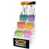 BIC Penna a sfera a scatto Intensity Gel Quick Dry - punta 0,7mm - colori assortiti - Bic - expo 102 pezzi (unità vendita 1 pz.)