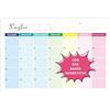 Pennarelli Lavagna Planner Mensile Magnetico Mr. Wonderful - Organizza Ogni Mese Con Stile Pennarello Inclus