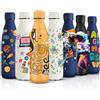 HoneyHolly Borraccia Termica, Senza BPA, Borraccia Bambini, 500ML Acciaio Inossidabile 18/8, Bottiglia Termica A Prova di Perdite, Borraccia Acciaio Inox per Scuola, Ufficio e Attività All'aperto