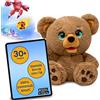 Plai Giochi Preziosi Poe - Orso Peluche Racconta Storie Con l'Intelligenza Artificiale, 30 Lingue, Scarica l'App e crea tante Favole dedicate ai Bambini, Sicuro ed Educativo, Adatto per Bambini dai 3 anni