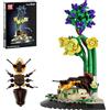 Mould King 10176 Fiori Insetti Piestre di pinza Amica Giocattolo da costruzione Insetti Piestre di costruzione Collezione Botanica Animale Display Modello Deco Compatibile con altre marche(385 parti)