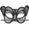 W WIDMANN MILANO Party Fashion, maschera in pizzo nero, design elegante, comfort ottimale con elastico regolabile, versatile per tutte le occasioni, produzione italiana di qualità