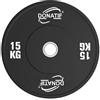 DONATIF Dischi Palestra per Bilanciere Olimpico 50 mm, Dischi Palestra 15 kg Bumper, Palestra e Home Gym, Dischi Pesi Palestra, Pesi Bilanciere (1 Disco)