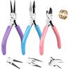 Svalor Pinze per la fabbricazione e per il taglio di gioielli - 3 pinze strumenti con aprianelli,