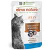 Almo Nature HFC Jelly - Alimento Umido per Gatti Adulti - Sgombro - Human-Grade, Gluten-Free, Monoproteico - 55g (Confezione da 24)