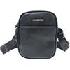 COVERI COLLECTION Coveri World Borsello Uomo, Tracolla Regolabile Personalizzata, Colore Nero, Dimensioni 21x16x6 cm, Tasca Frontale, Chiusura Zip, Accessori Argento Art. 9027