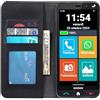 Brondi AMICO VERO 4G (NERO) + FLIP COVER - SMARTPHONE PER ANZIANI