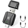 Alltotive S3 Adattatore CarPlay Wireless per iPhone, Converte Cablato in Wireless, USB e Type-C Plug and Play, Compatibile Auto con CarPlay Cablato, dal 2016 e iPhone iOS 10+