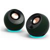 CREATIVE Pebble Pro 2.0 - Altoparlante PC USB-C con Bluetooth 5.3 e illuminazione RGB personalizzabile, audio USB e porta cuffie/microfono