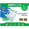 EIOTMART SIM Europea EIOTCLUB, 1GB | 30 Giorni | 5G/4G LTE, valida in 33 Paesi in Europa, SIM Prepagata da Viaggio Senza Contratto, Ricaricabile, per Telefoni, Router e Tablet (Solo Dati, Niente SMS)