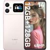 CUBOT A20 Smartphone Offerta Android 14, 12GB RAM+128GB ROM (1TB TF) Telefono, Telefoni economici con 6.75'' HD+ 90Hz, 5100mAh,48MP Fotocamera, Dual SIM 4G Telefono, 5G-WIFI/GPS/Face ID/OTG