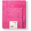 Bassetti - Set Asciugamani Da Bagno Viso e Bidet Coppia Asciugamani da Bagno con Ospite | 60x110 cm + 40x60 cm | Col. K1 - Fucsia