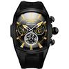 REEF TIGER Orologio Analogico Automatico Uomo con Cinturino in Caucciù RGA3069-BBBG