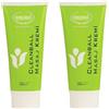 OG-ER Ersaλ - Crema massaggiante Clean Ball 200 ml (2 pezzi) & OGER in fibra di zucca naturale, 110 g