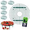 KADAX Supporti per fragole 30 cm, 5 pezzi, protezione per fragole, fragoliera in plastica, protezione per fragole, protezione contro le lumache per piante di fragole, griglia per fragole