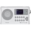 Sangean BTR 160 portatile radio digitale (DAB +/FM RDS/Bluetooth/Dual Alarm) Bia