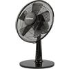 G3 Ferrari G50047 Ventilatore da Tavolo Total Black 30, Eco, 1900 m3/h, 5 Pale, Nero