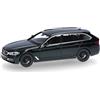 Herpa modellino auto BMW Serie 5 Touring (G31), verde Oxford II, miniatura in scala 1:87, da collezione, Made in Germany, modello in plastica