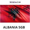 Generic Scheda eSIM Albania Internet mobile Albania 5 GB 30 giorni SENZA REGISTRAZIONE