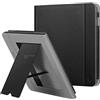 FINTIE Custodia per Kobo Libra H2O 2019 - Stand Cover Protettiva Case con Card Slot e Hand Strap, Funzione Auto Sveglia/Sonno, Nero