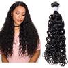 Larafona Extension Tessitura Matassa Capelli Veri Umani 100% Naturali Nero Ricci Brazilian Virgin Hair Weave 100g/pc Nero 12inch/30cm