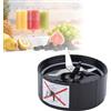 OUKENS Ricambi lama a croce e piatta per lama frullatore, spremiagrumi 250W e mixer per Magic Bullet, Lama Di Ricambio (Portautensili a croce)