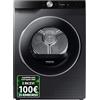 Samsung Asciugatrice Ai Control DV90DG6845LB/U3, 9 kg, Pompa di Calore, Wifi, QuickDrive, AI Dry, Sensore Optimal Dry, Display AI Control, Carica Frontale, 60L x 85H x 60P cm