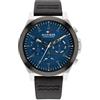 Tommy Hilfiger per uomo. 1710523 Orologio analogico con cinturino in pelle Acciaio Navy [3084732], Casual, Bracciale di corda