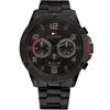 Tommy Hilfiger per uomo. 1792030 Orologio analogico in PVD nero [3084675], Casual, Braccialetto, Acciaio inossidabile