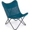 Poltrona BUTTERFLY blu pavone