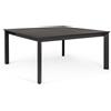 Tavolo allungabile KONNOR in alluminio antracite 160×110 cm - 160×160 cm