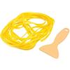 Riloer Striscia di modanatura interna per auto faidate, striscia 3D in ABS da con strumento, accessori per la linea di rifinitura della modanatura della decorazione interna dell'auto, giallo
