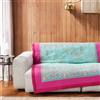 Bassetti Plaid Bassetti Indian Roses T1 Turchese 135x190 cm - Eleganza Floreale Estiva