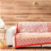 Bassetti Plaid Bassetti Nairobi R1 Terracotta Rosso - 135x190 cm in Cotone Imbottito