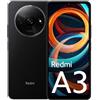 Xiaomi Redmi A3 Smartphone 6.71" 3GB 64GB Android 14 Dual SIM 4G Nero
