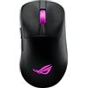 ASUS ROG Keris II Origin Mouse Gaming Wireless, Sensore Ottico AimPoint Pro 42K, Tasti ROG Micro Switch II, Ricevitore ROG Omni, 5 Pulsanti Programmabili, Ergonomico, Solo 64 g di Peso, Nero