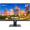 Nilox MONITOR 27" NXM274KD11 IPS 4K 350 2HDMI DP USB 5MS Monitor PC 68,6 cm (27") 3840 x 2160 Pixel Ultra HD LED [NXM274KD11]