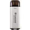 Transcend SSD esterno Transcend ESD300 2 TB USB tipo-C Argento [TS2TESD300S]