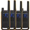 Motorola Talkabout T82 Extreme Quad Pack ricetrasmittente 16 canali Nero, Arancione [59T82EXQUADPACK]
