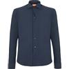 SUNS CAMICIA NECK IN TESSUTO TECNICO - CMS51004U - blu